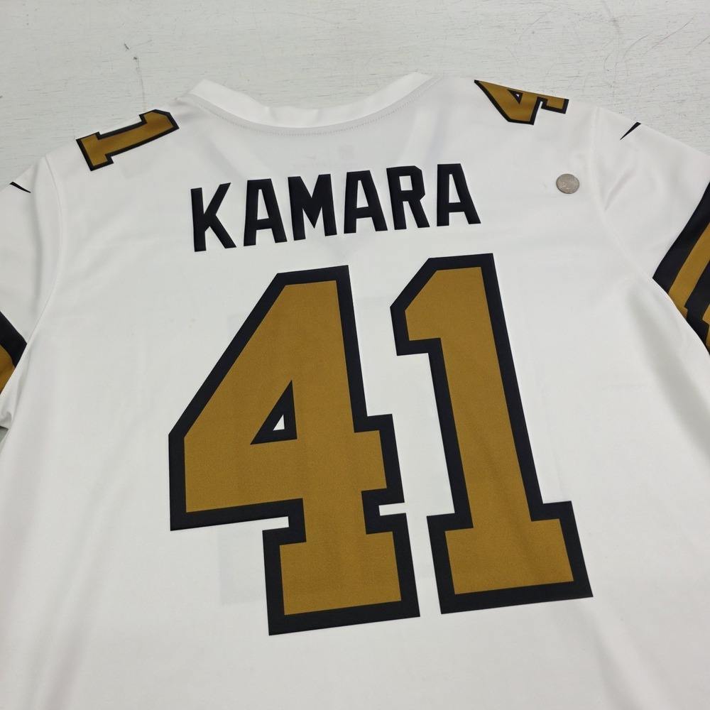 Nike NFL Saints Alvin Kamara #41 Color Rush On Field Womens Jersey Sz L NWD - Picture 10 of 14